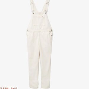 Everlane The Canvas Overalls - Bone/Natural